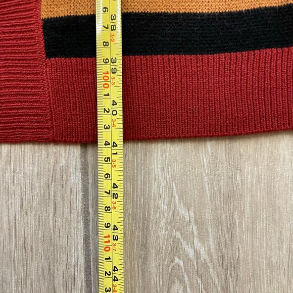 Wrangler Retro Aztec Duster Cardigan M/L Southwestern Long Open Front Sweater - Picture 6 of 6